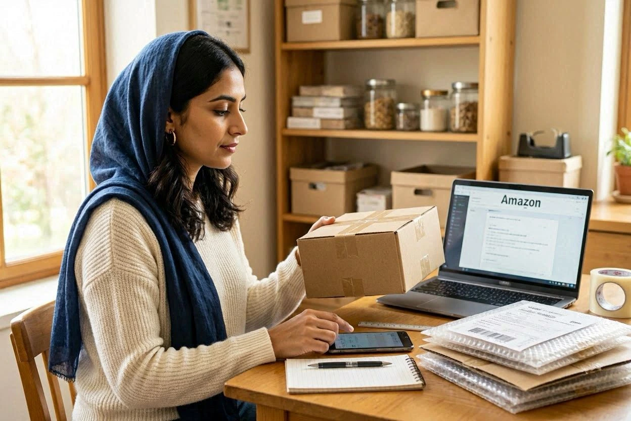 فتح حساب تاجر في أمازون