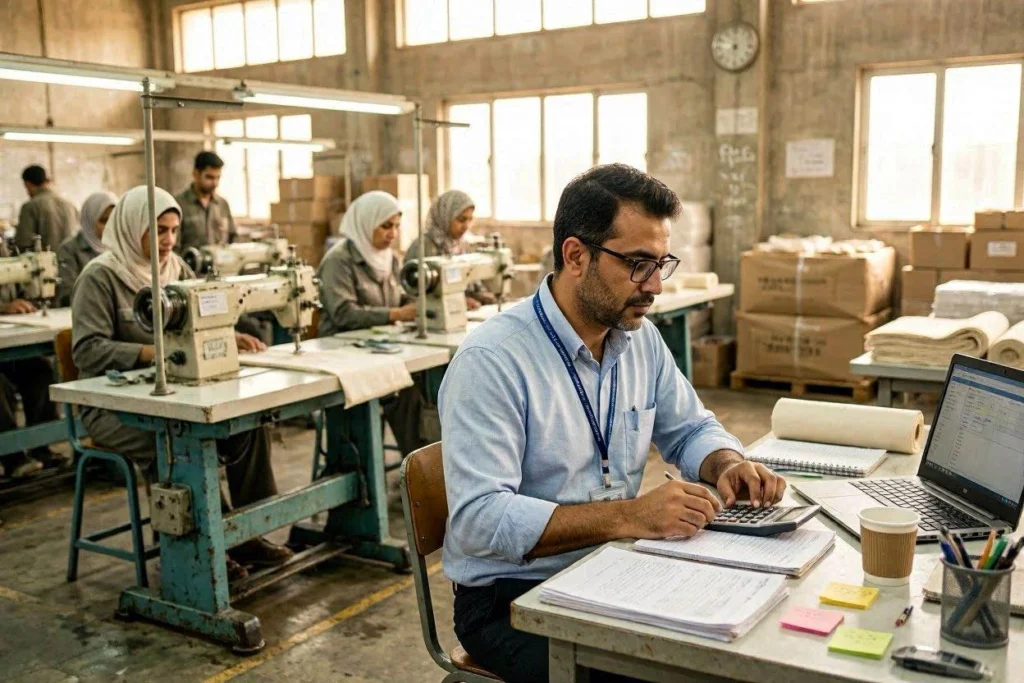 محاسب تكاليف في المصنع
