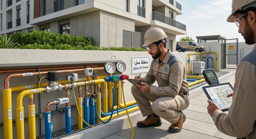 شركة تمديد الغاز المركزي