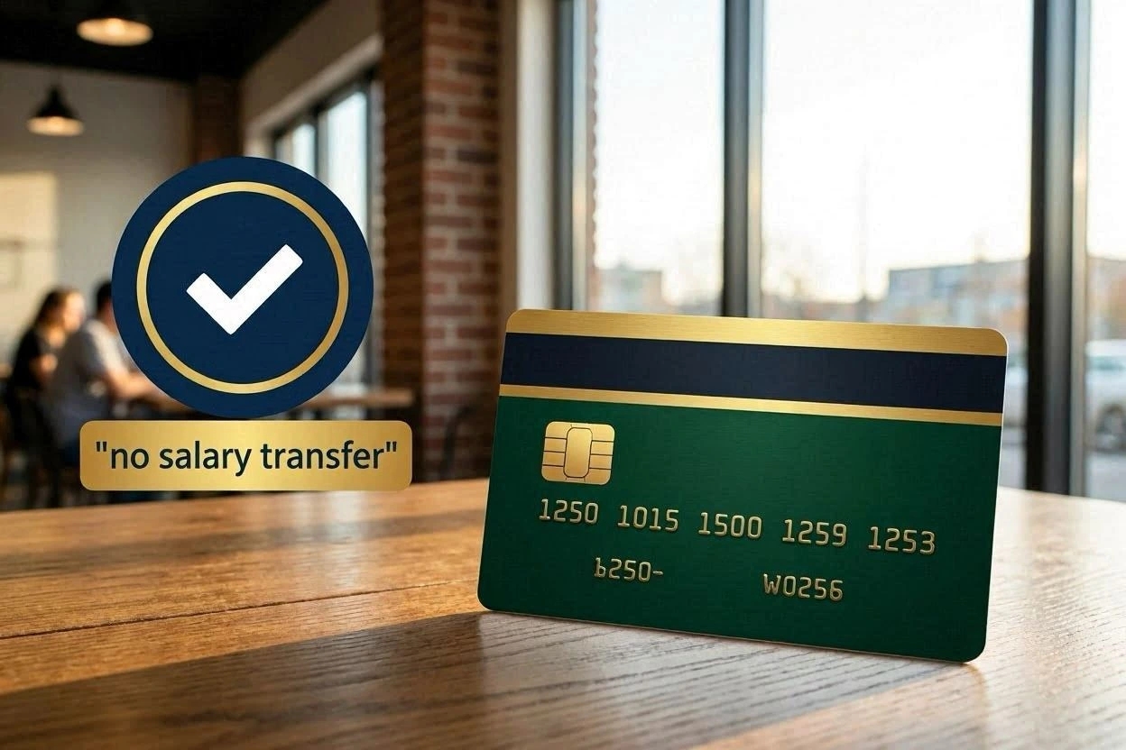 بطاقة ائتمانية بدون تحويل راتب