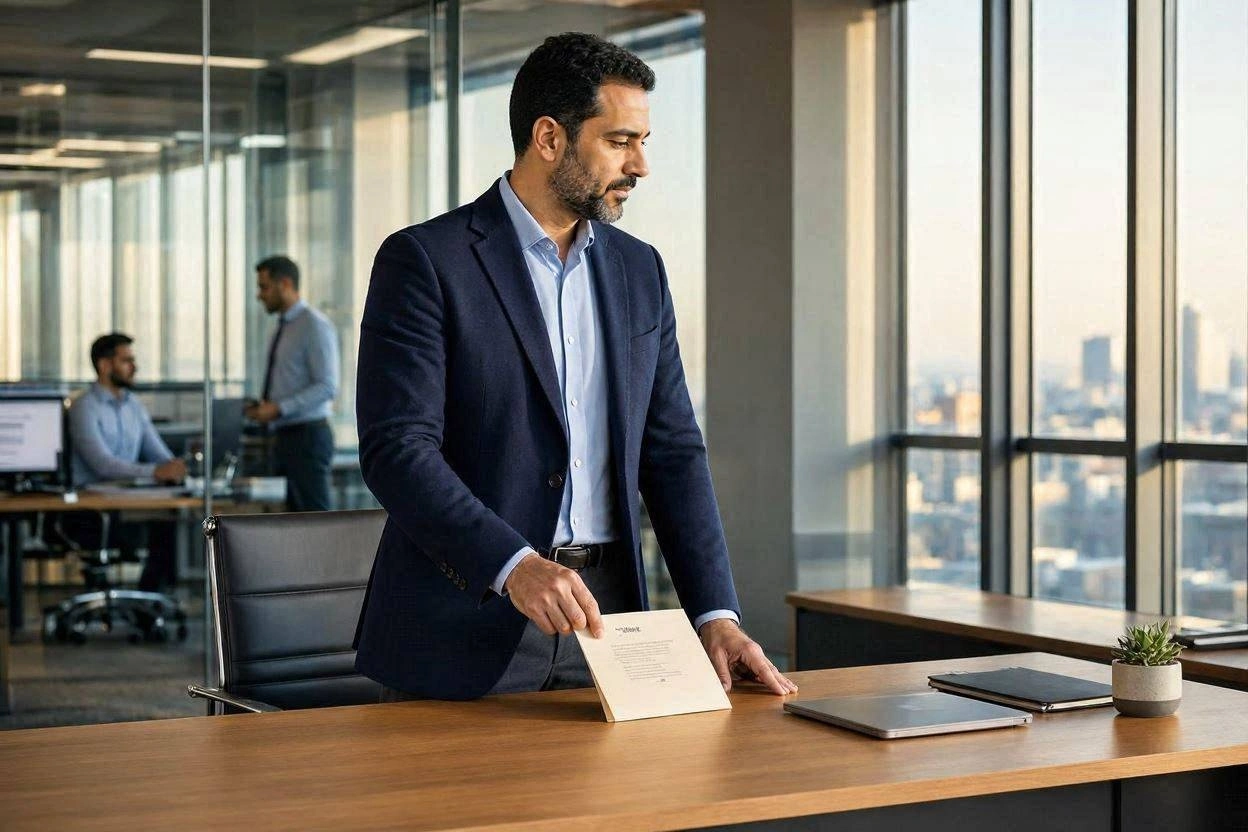 تقديم الاستقالة من العمل