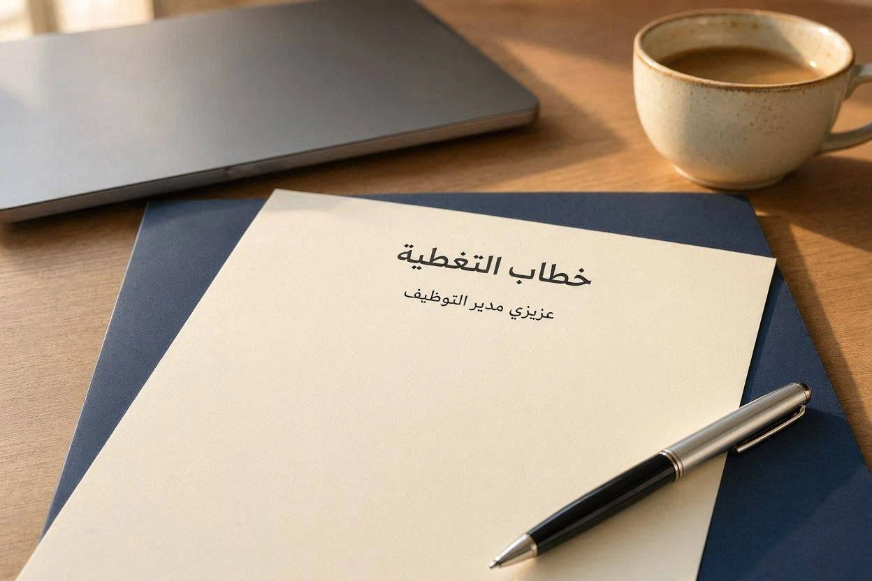 خطاب التغطية عند التقديم على وظيفة