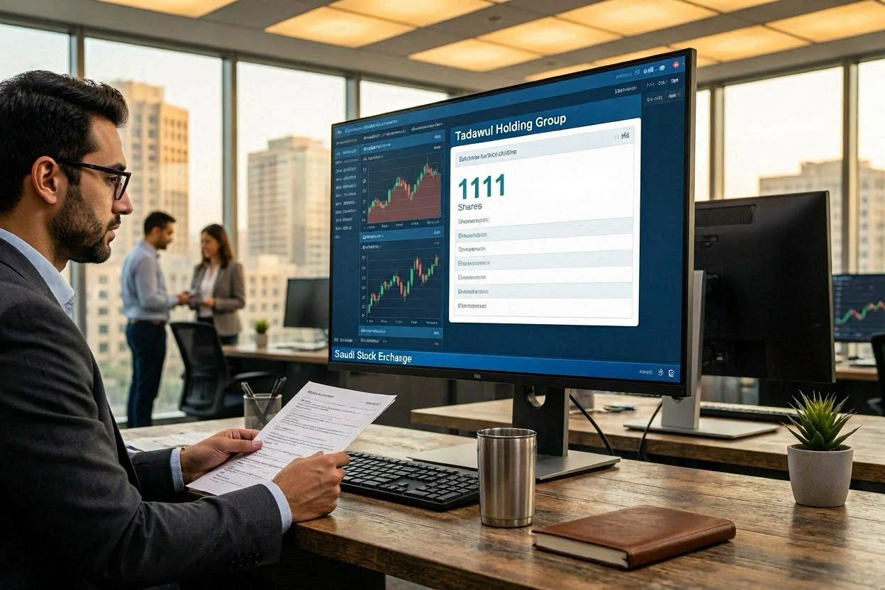 مجموعة تداول السعودية القابضة سهم 1111 في السوق المالية السعودية