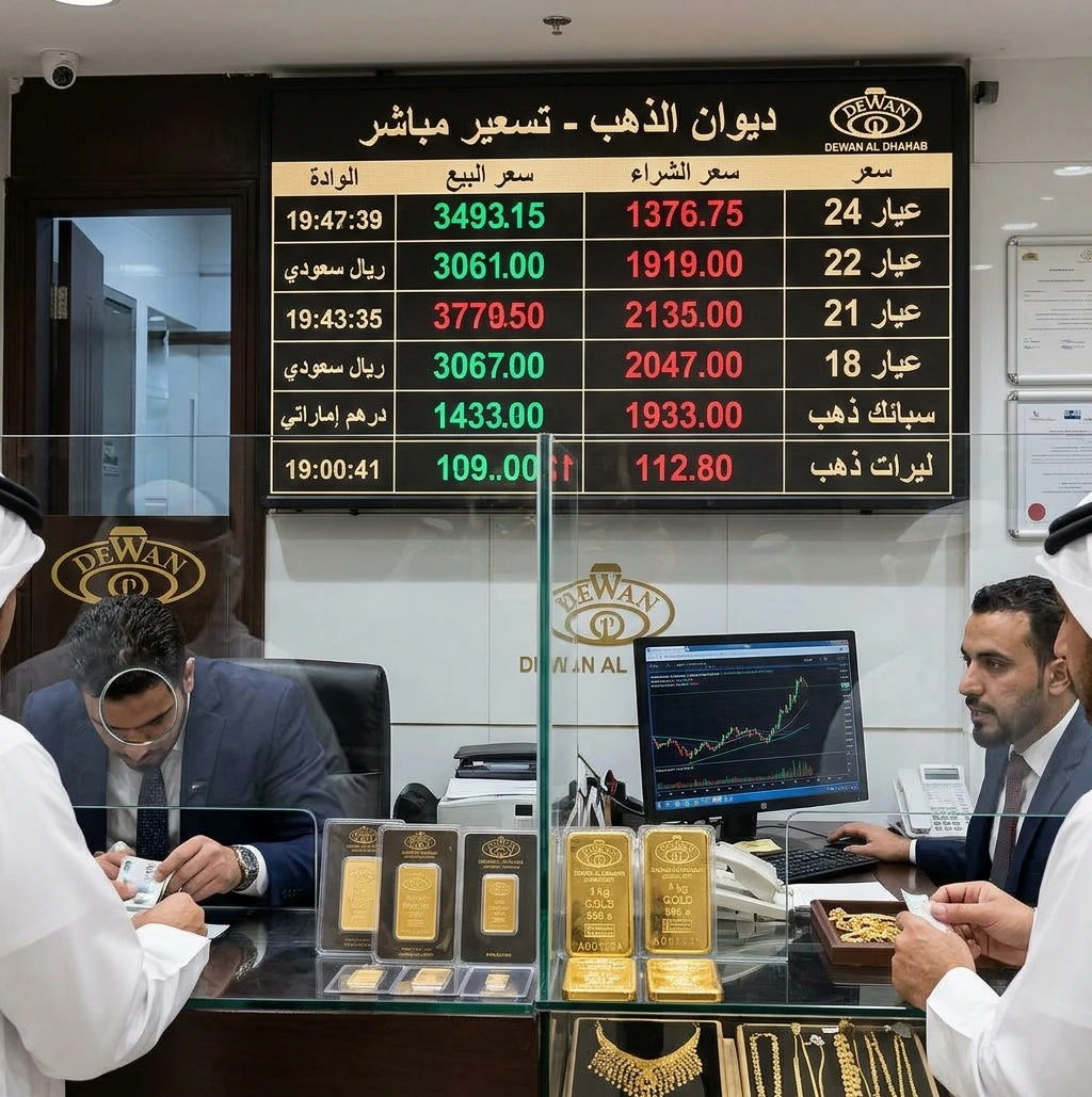 ديوان الذهب تسعير مباشر