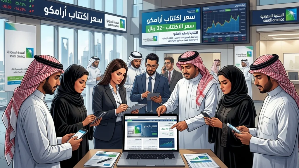 سعر اكتتاب ارامكو