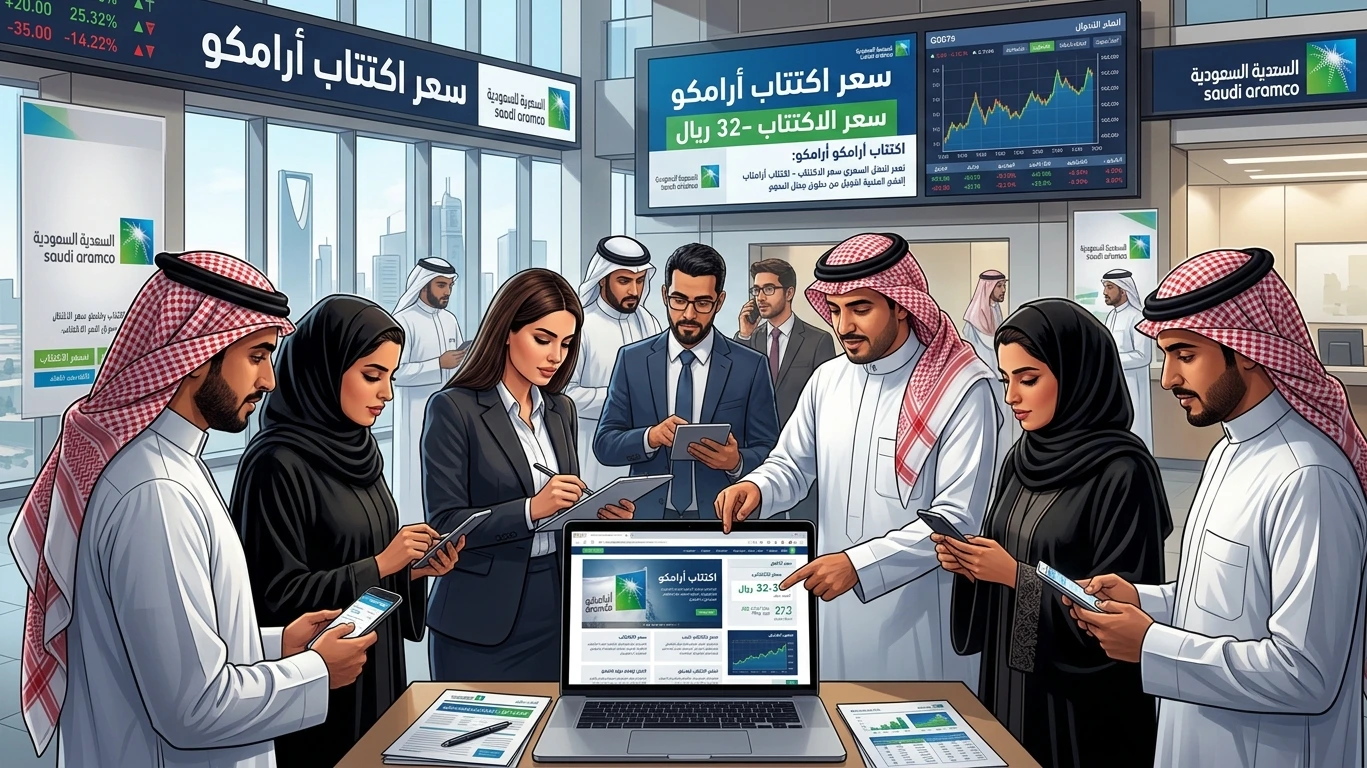 سعر اكتتاب ارامكو